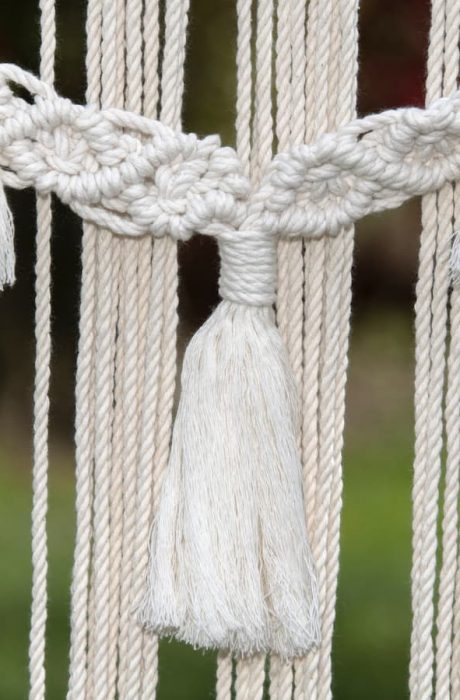 Arche de mariage en macramé