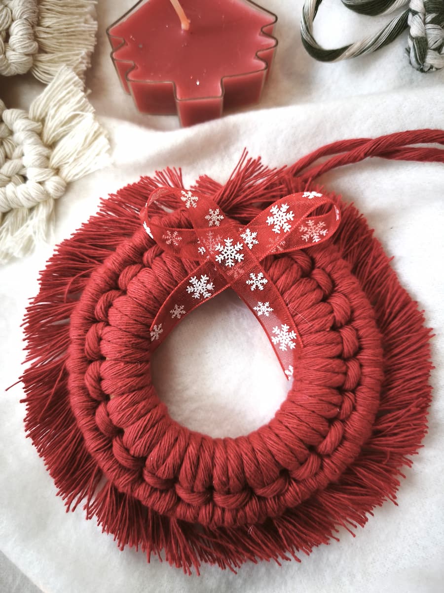 Anneau décoration de noël