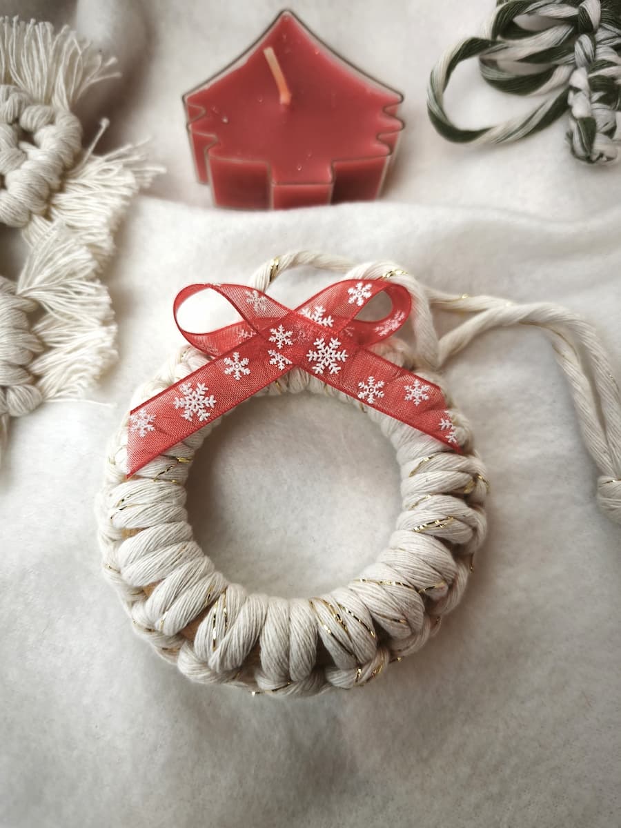 Anneau décoration de noël