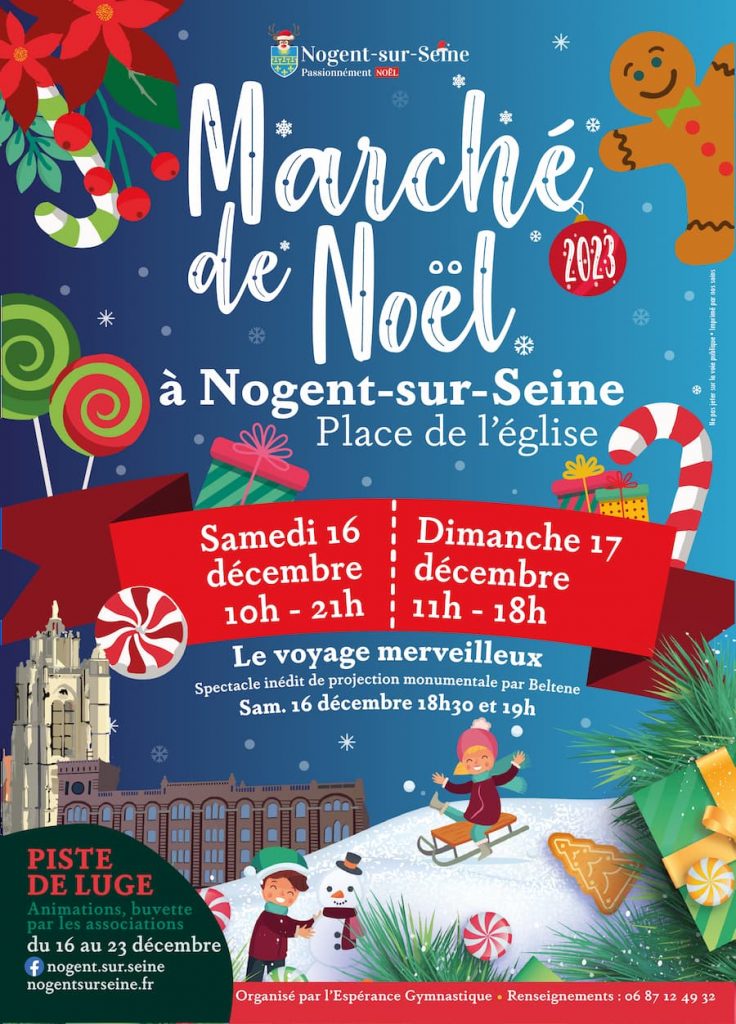 Marché Noël Nogent sur seine