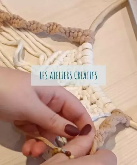 Les ateliers créatifs page d'accueil